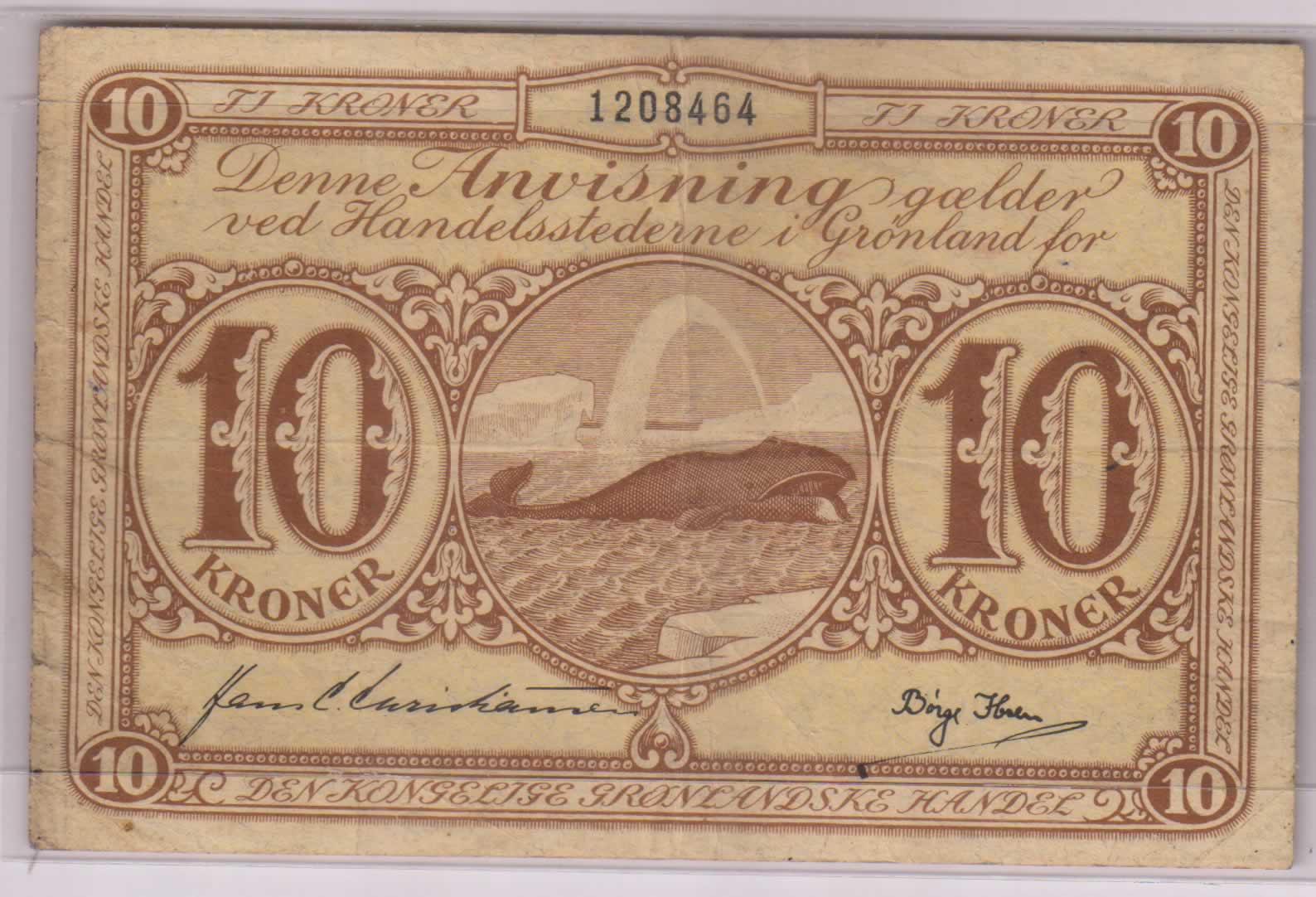 Greenland Kroner Scarce Currency Note Kb Coins Currencies