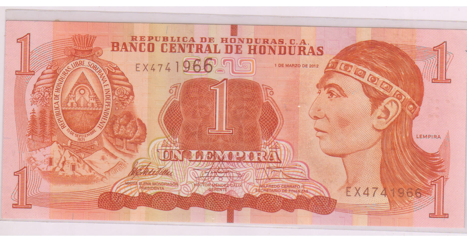 Honduras Lempira Unc Currency Note Kb Coins Currencies