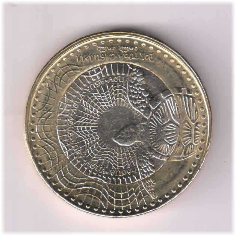 Colombia Pesos Unc Bimetal Coin Kb Coins Currencies