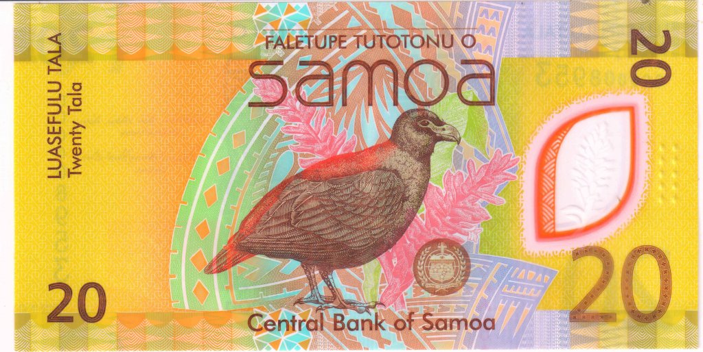 Samoa Tala Unc Polymer Currency Note Kb Coins Currencies