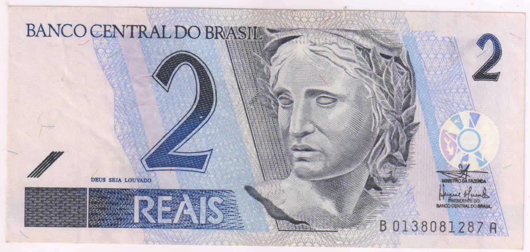 Brazil 2 Reals Xf Currency Note KB Coins Currencies brazil-2-reals-xf-currency-note-kb-coins-currencies
