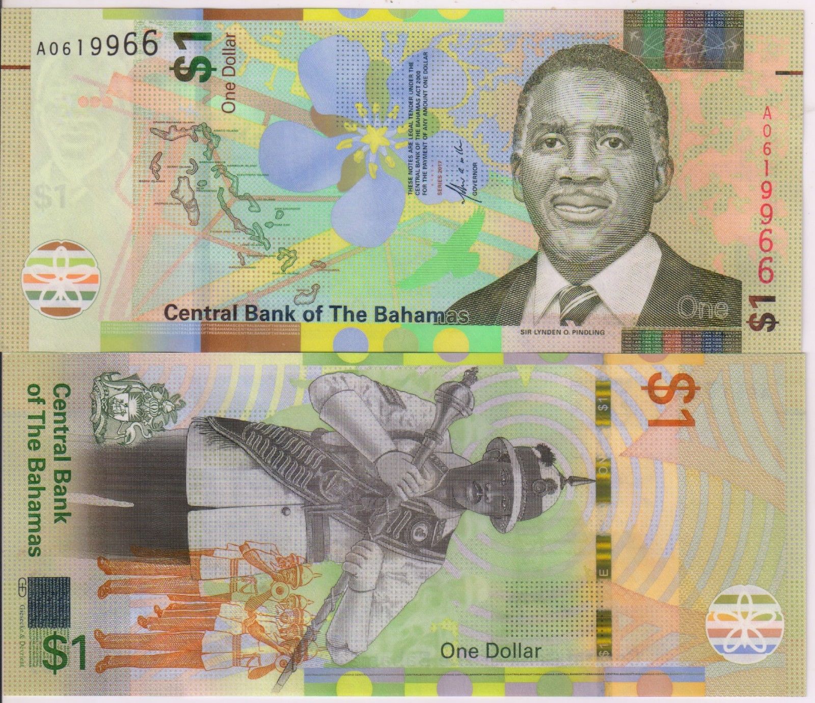 Bahamas 1/2 Dollar 2001 – Uncirculated World Paper Money, Crisp Authentic Bill, Collector Banknote