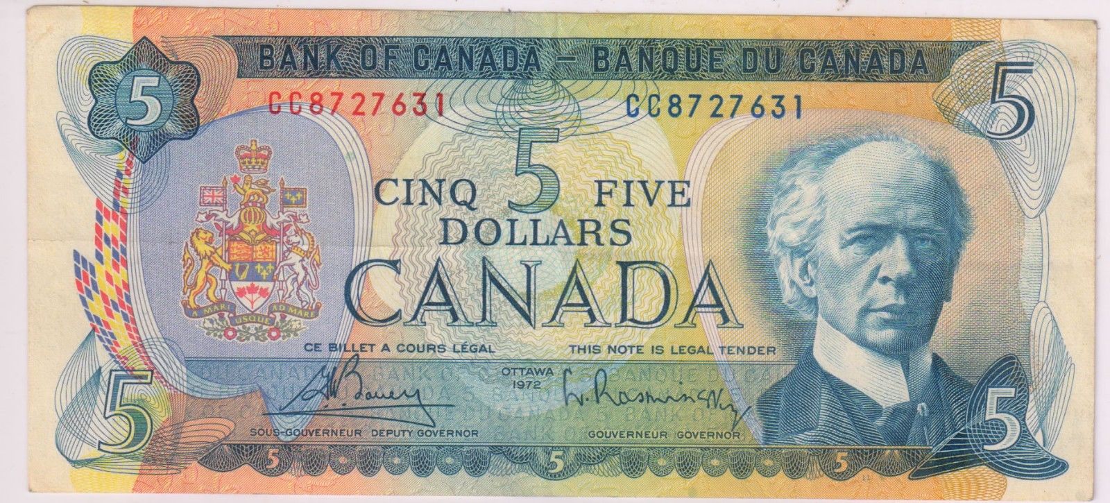 Canada 5 Dollars 1972 Currency Note KB Coins Currencies canada-5-dollars-1972-currency-note-kb-coins-currencies