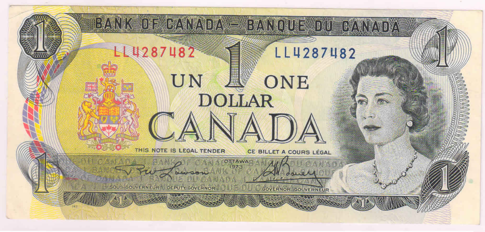 Canada - 1 dollar 1973 xf - currency note - KB Coins & Currencies