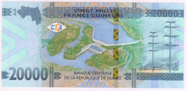 Guinea 500-20,000 Francs Full Set🇬🇳 Issue 2015-2024 #banknote