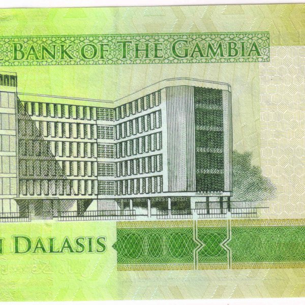 Set Of 3 Uncirculated Gambia Banknotes - 5, 10, 20 Dalasis Currency