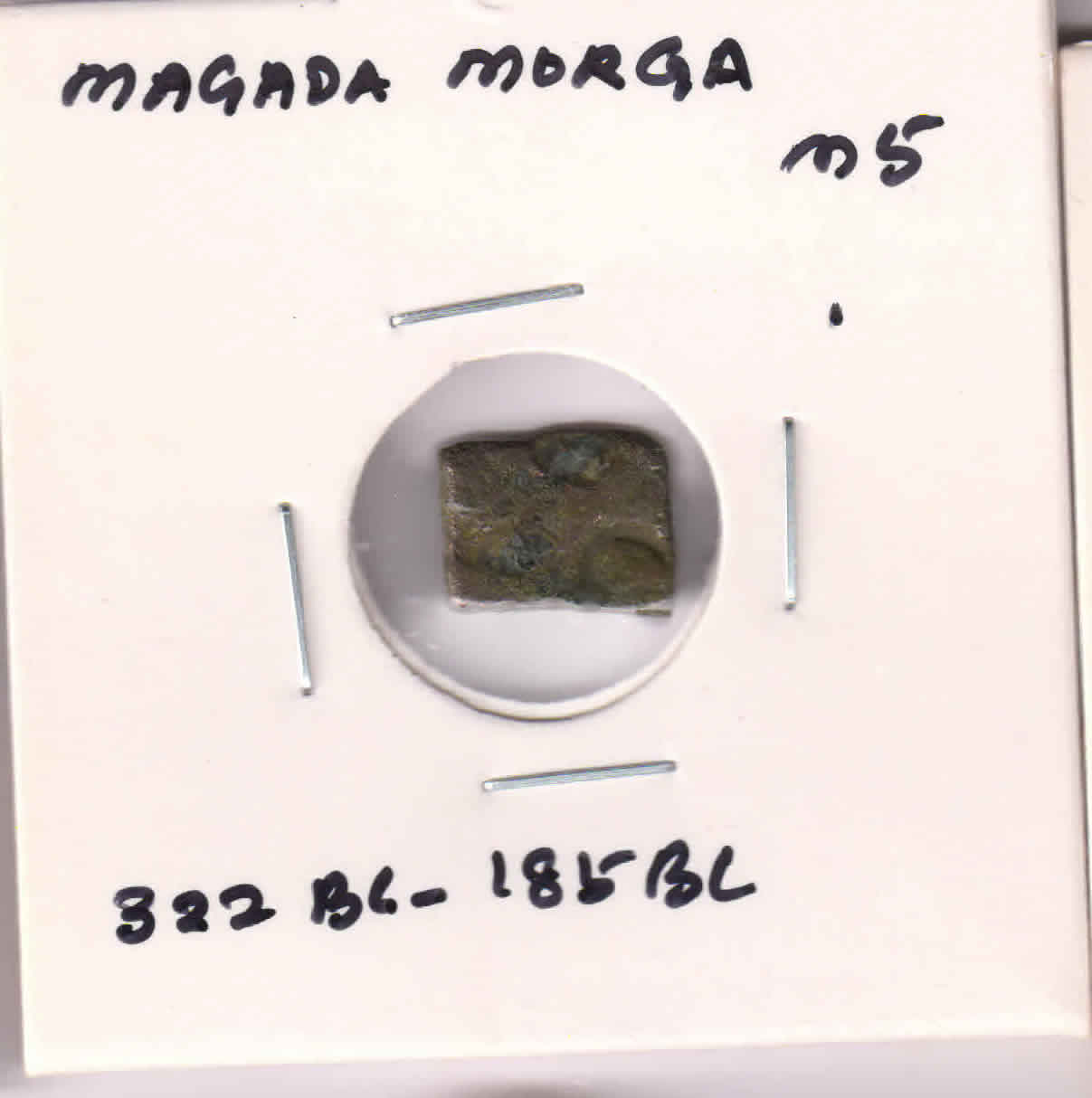 Magada Magada Morga 322 bc 185 bc copper coin M5 - KB Coins & Currencies