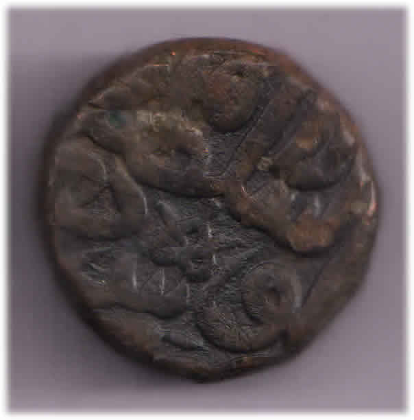 Mughal Empire – Akbar 1556 – 1605 Ad , Dam , Lahore mint copper coin A3 ...