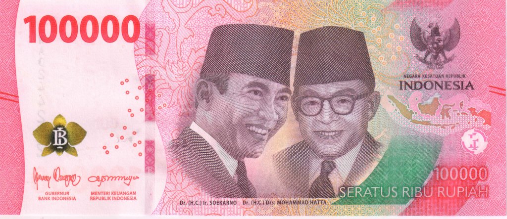 Indonesia - 100000 rupiah 2022 - 24 unc currency note - KB Coins ...