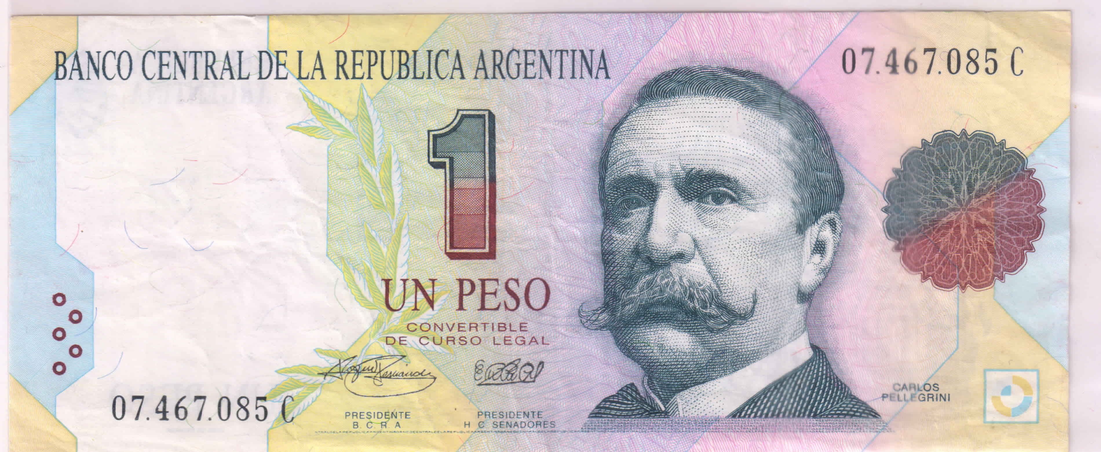 Argentina - 1 peso vf currency note - KB Coins & Currencies