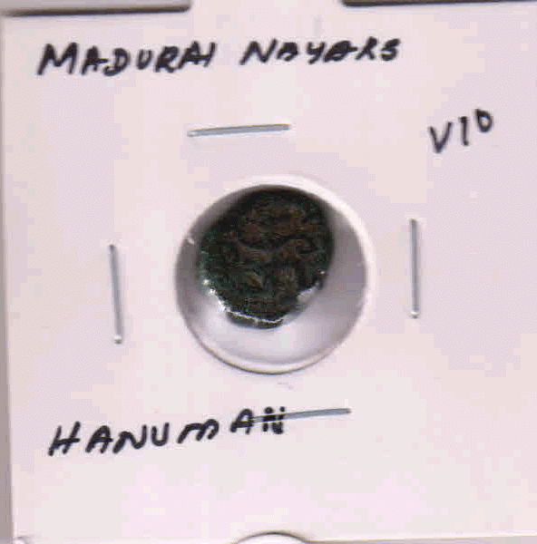 Madurai Nayaks Hanuman Copper Coin V10 KB Coins Currencies