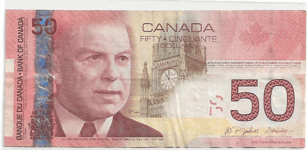 50 dollars american in canadian