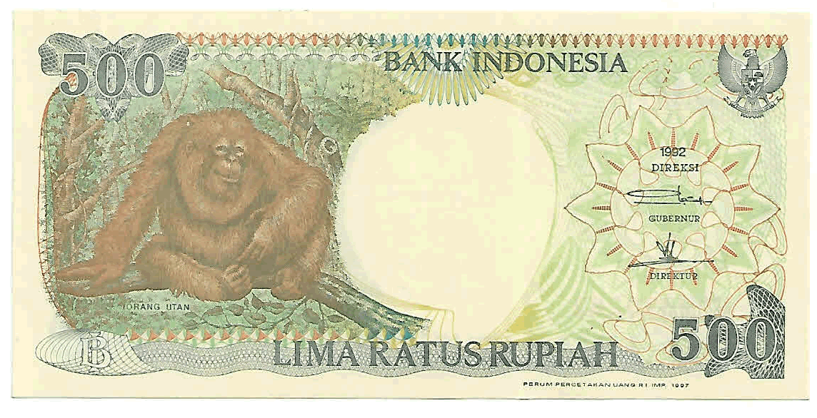 Indonesia - 500 rupiah 1992 unc note - KB Coins & Currencies
