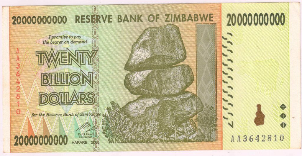 Zimbabwe 20 Billion Xf Currency Note KB Coins Currencies   1aaaa 1 1024x532 