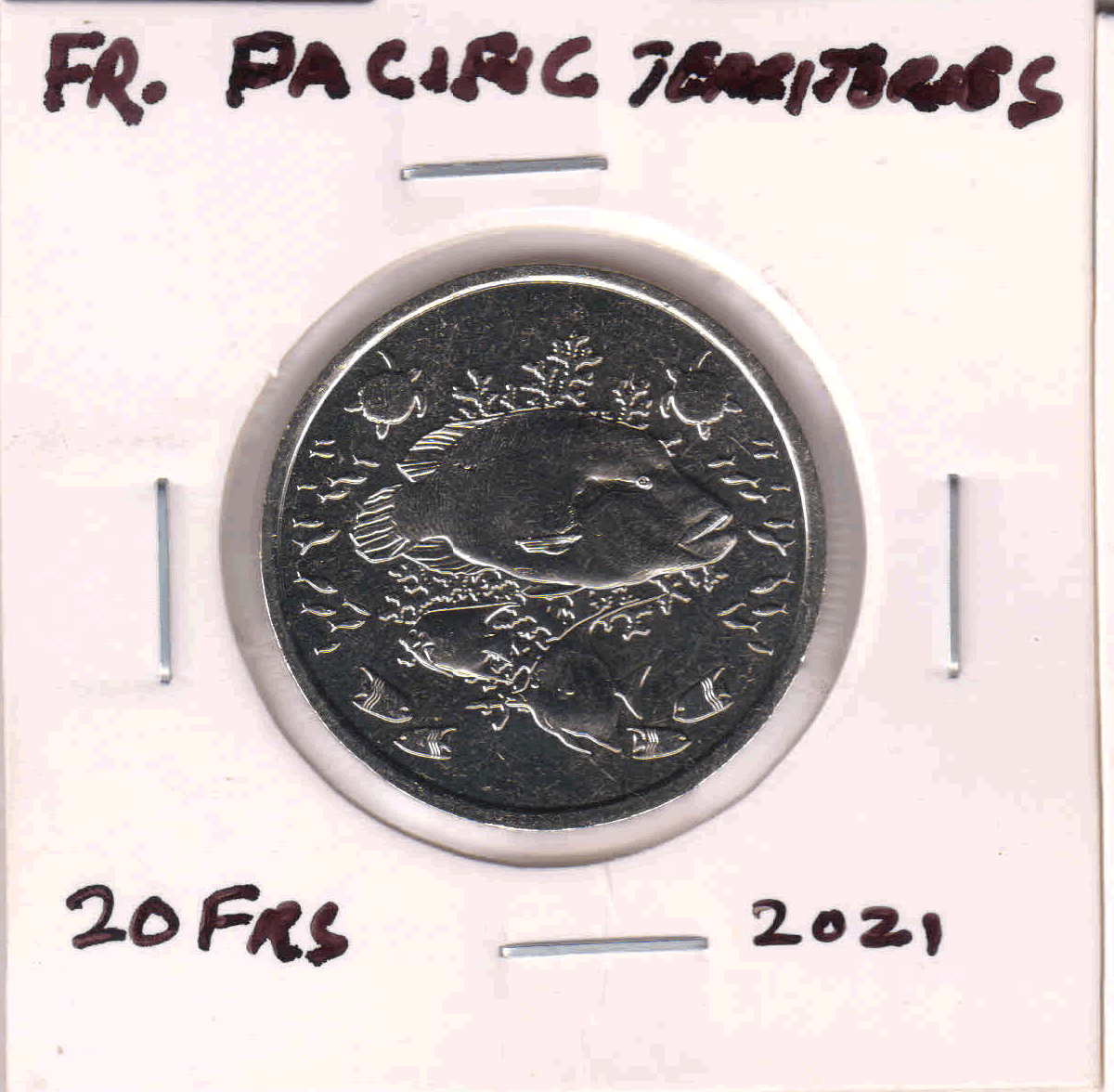 French Pacific territories 20 frs 2021 unc coin KB Coins & Currencies