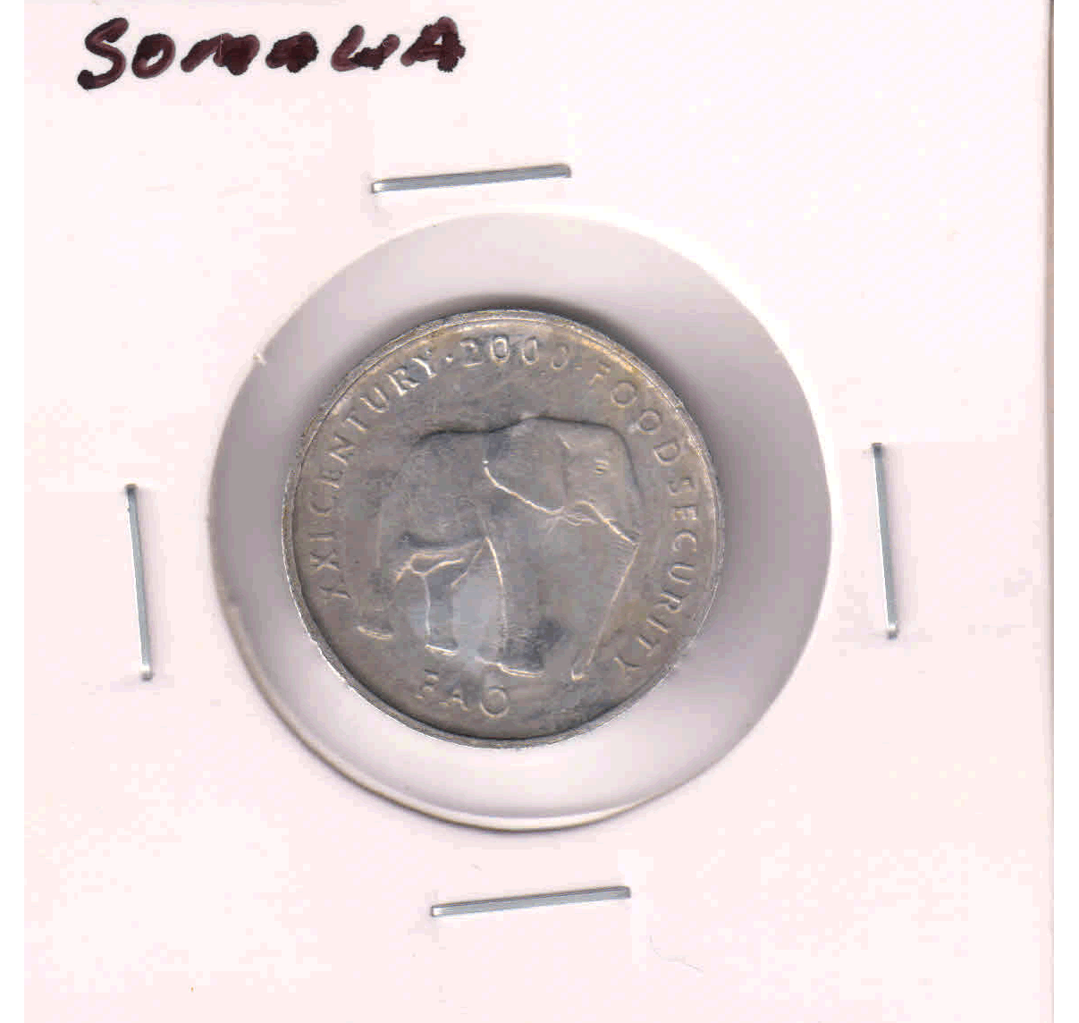 Somalia 5 cents FAO 2000 vf coin - KB Coins & Currencies