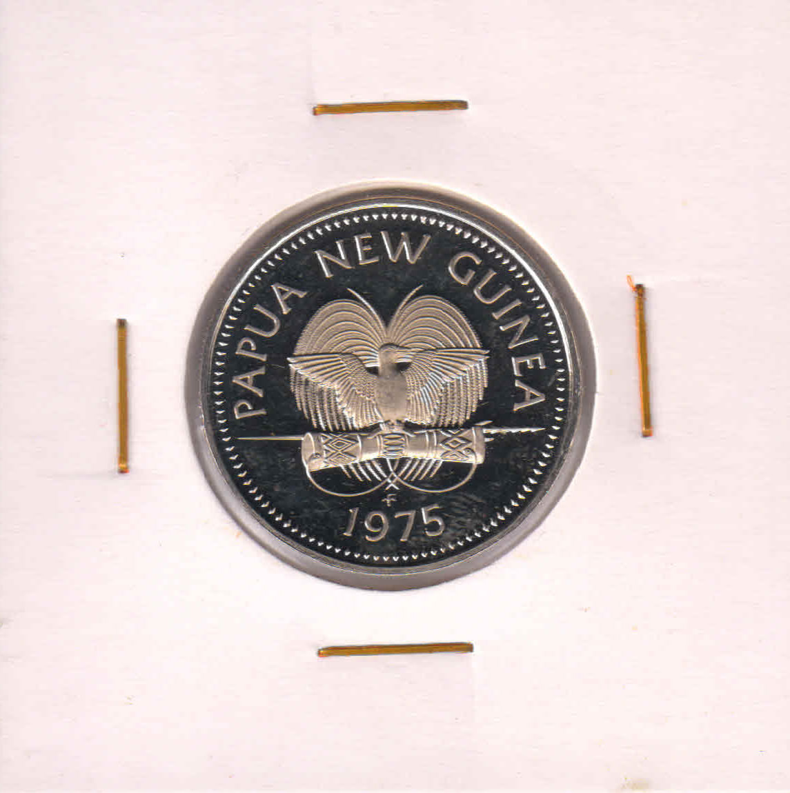 Papua New Guinea 10t 1975 proof coin KB Coins & Currencies