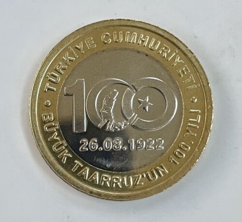 thumbnail image 2 of Turkey 2015 UNC 2-Piece Bi-Metallic Coin Set 1 Lira Varan & Wild Sheep 2 of 2