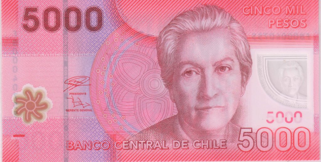 Chile 5000 Pesos 2021 Unc Polymer Currency Note KB Coins Currencies chile-5000-pesos-2021-unc-polymer-currency-note-kb-coins-currencies