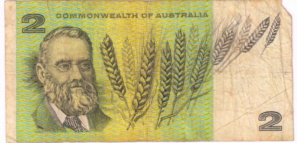 Commonwealth of Australia - 2 dollars 1966- 73 scarce currency note w ...